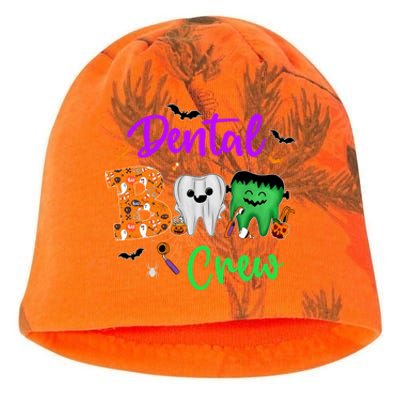 Halloween Boo Dentist Pumpkin Costume Dental Assistant Gift Kati - Camo Knit Beanie