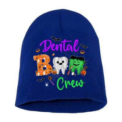 Halloween Boo Dentist Pumpkin Costume Dental Assistant Gift Short Acrylic Beanie