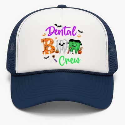 Halloween Boo Dentist Pumpkin Costume Dental Assistant Gift Trucker Hat