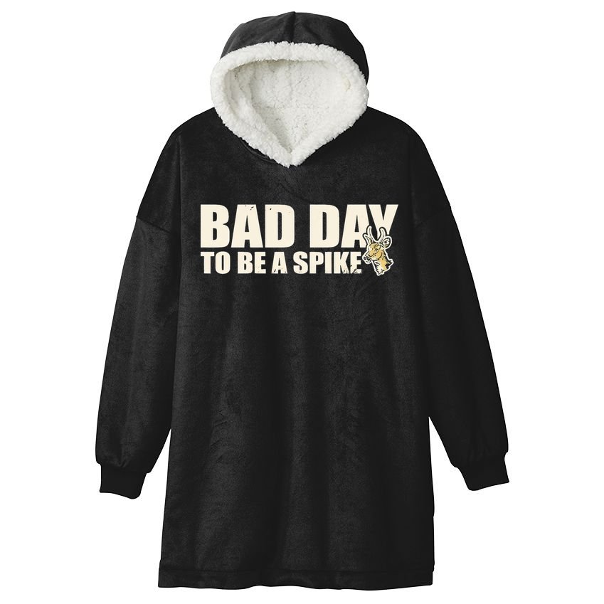Hunting Bad Day To Be A Spike Hooded Wearable Blanket