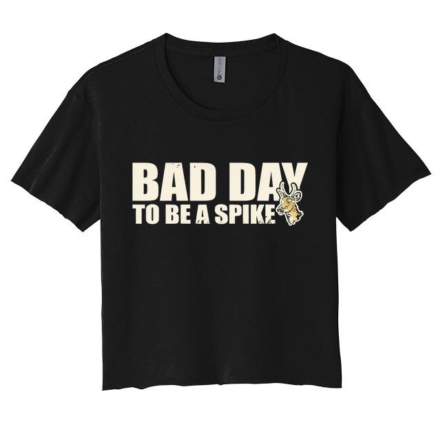 Hunting Bad Day To Be A Spike Crop Top