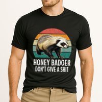 Honey Badger DonT Give A Shit Vintage Style Performance Shirt