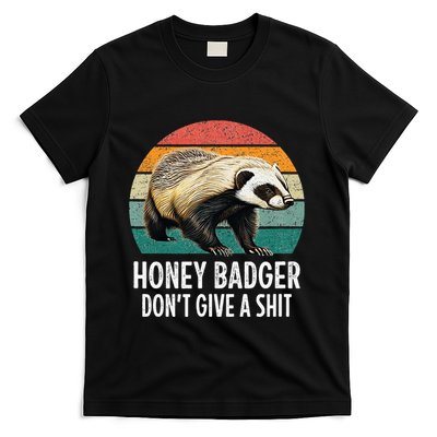 Honey Badger DonT Give A Shit Vintage Style T-Shirt