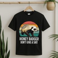 Honey Badger DonT Give A Shit Vintage Style T-Shirt