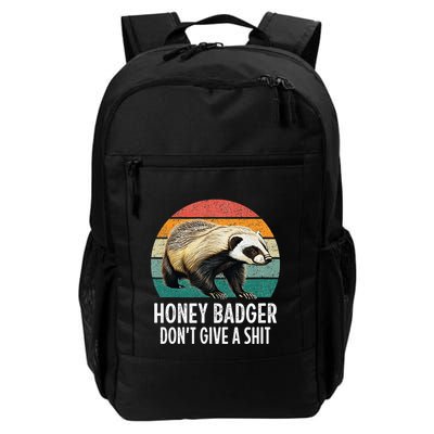 Honey Badger DonT Give A Shit Vintage Style Backpack