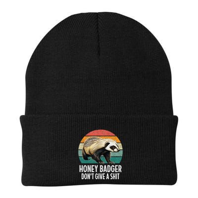 Honey Badger DonT Give A Shit Vintage Style Beanie