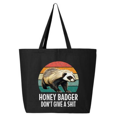 Honey Badger DonT Give A Shit Vintage Style 25L Jumbo Tote