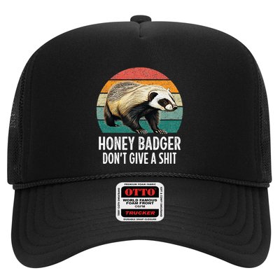 Honey Badger DonT Give A Shit Vintage Style Trucker Hat
