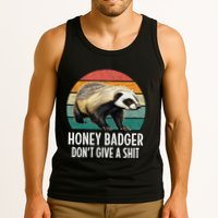 Honey Badger DonT Give A Shit Vintage Style Tank Top
