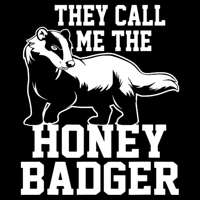 Honey Badger Dont Team Marten Apron