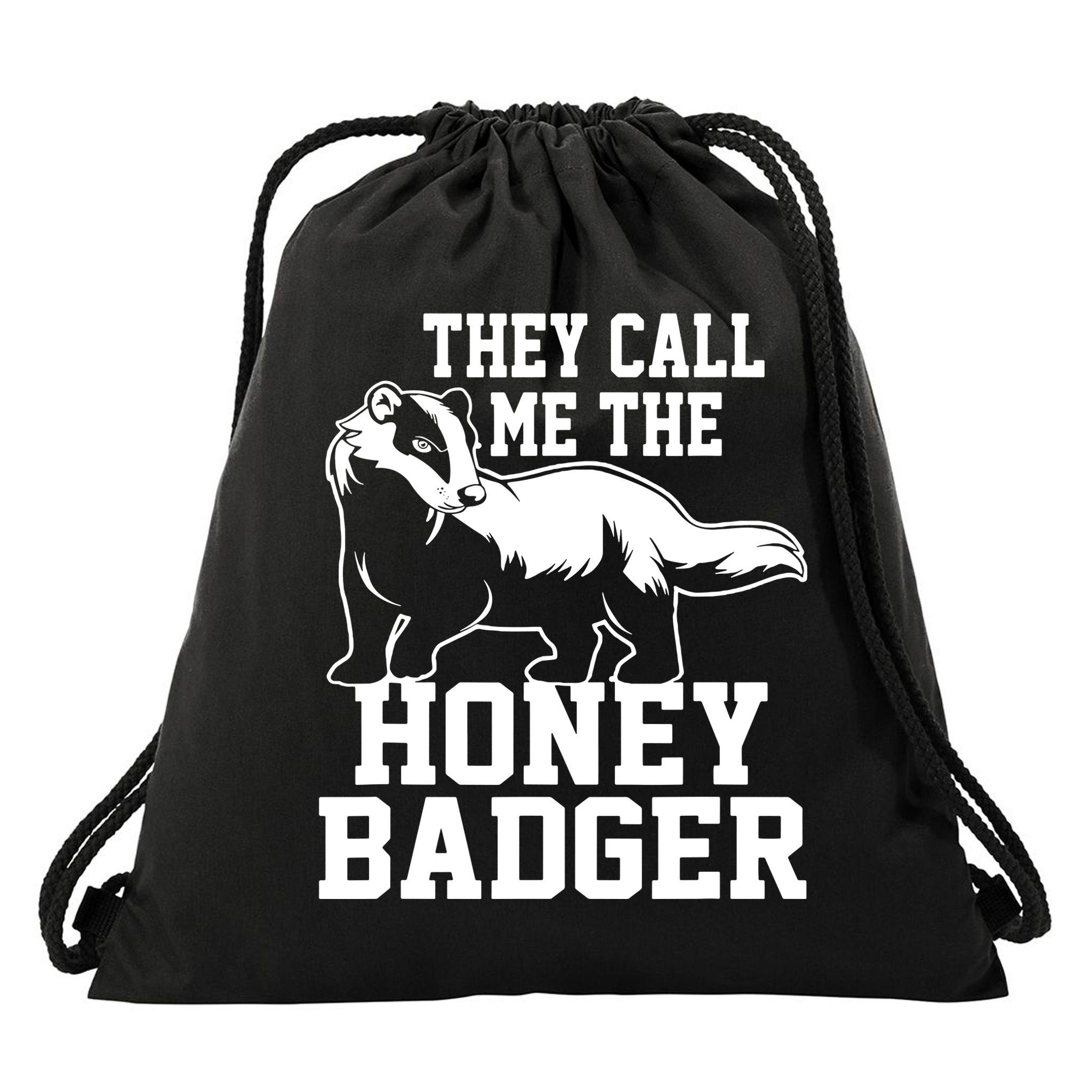 Honey Badger Dont Team Marten Drawstring Bag