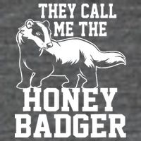 Honey Badger Dont Team Marten 7 Panel Mesh Trucker Snapback Hat