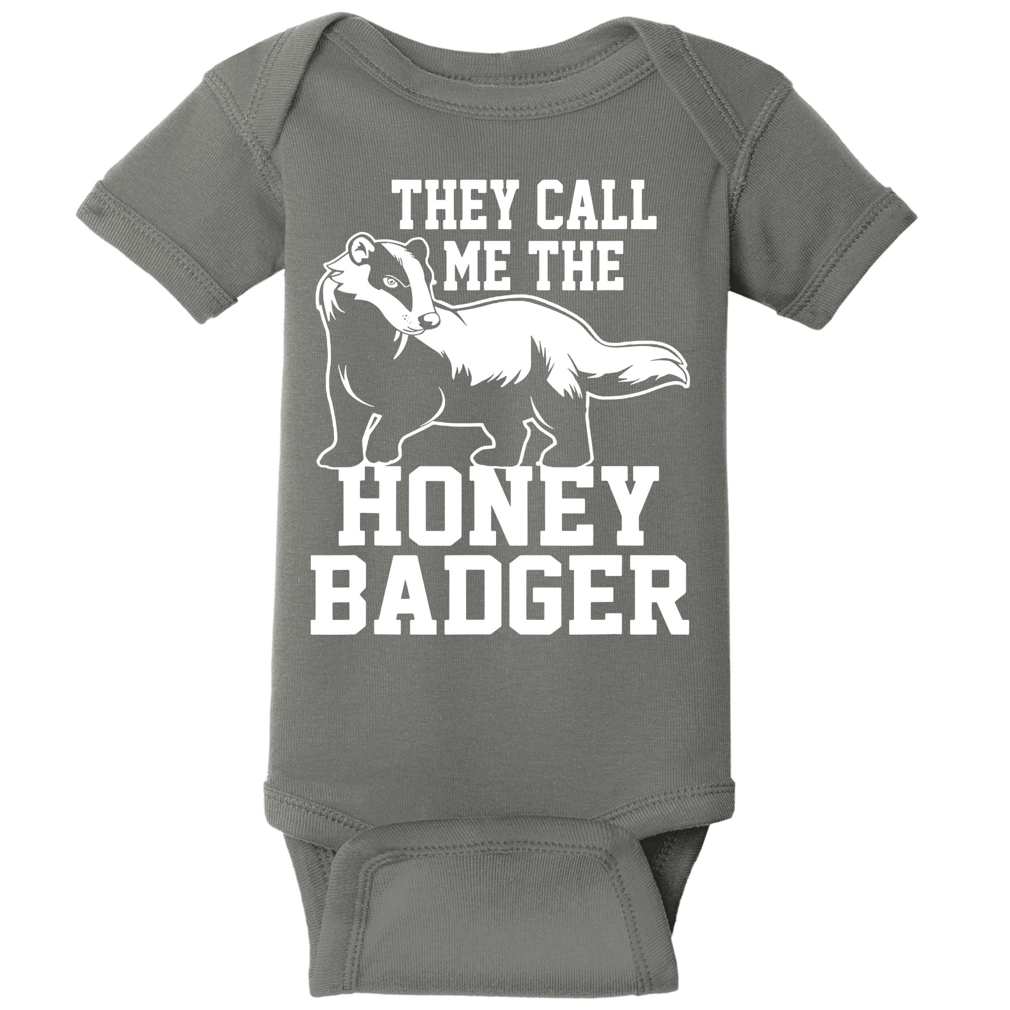 Honey Badger Dont Team Marten Baby Bodysuit