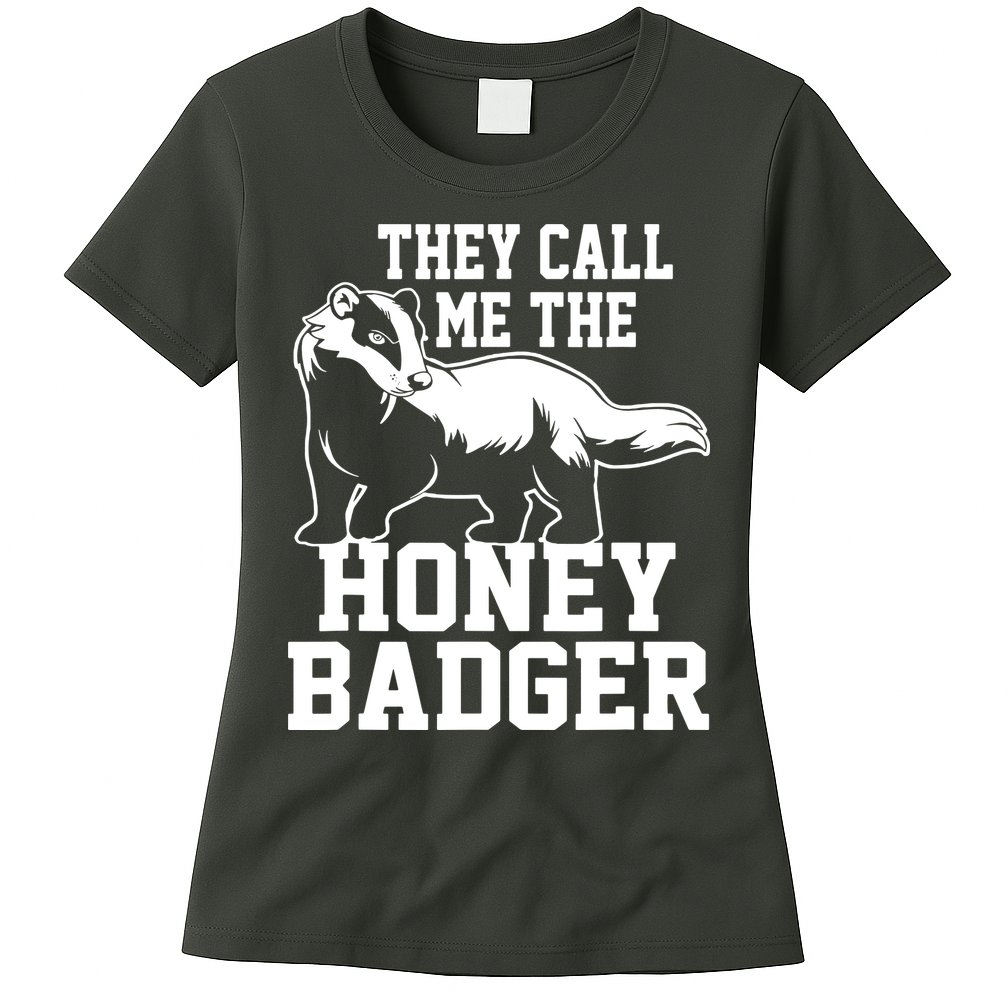 Honey Badger Dont Team Marten Womens T-Shirt