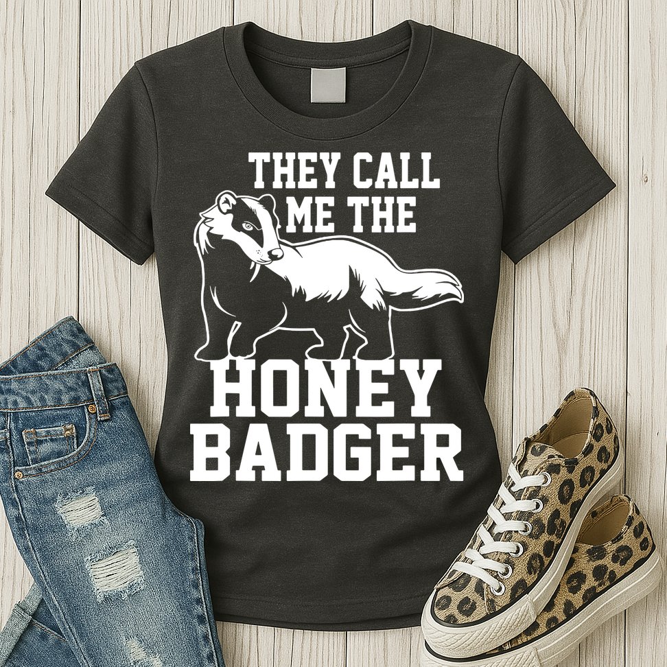 Honey Badger Dont Team Marten Womens T-Shirt