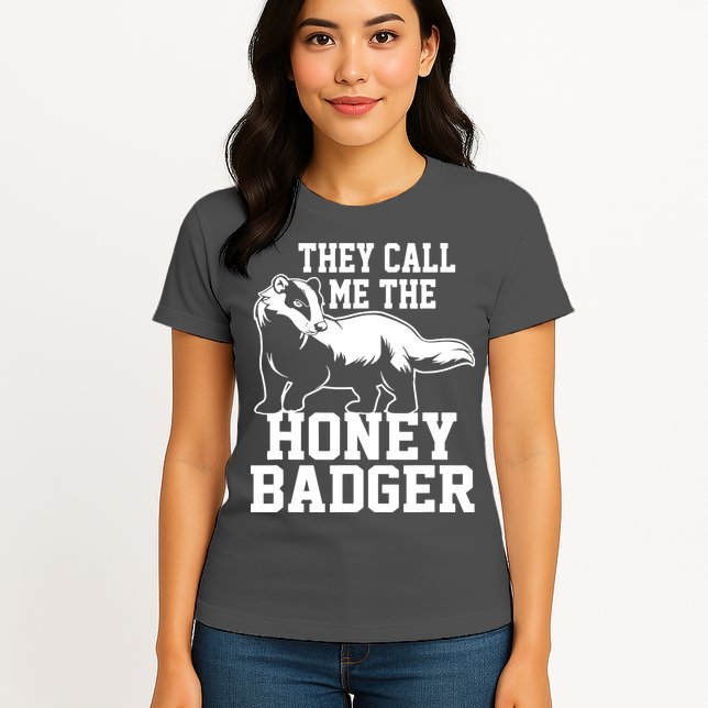Honey Badger Dont Team Marten Womens T-Shirt