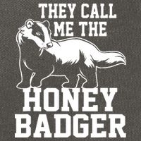 Honey Badger Dont Team Marten Cotton Canvas Backpack