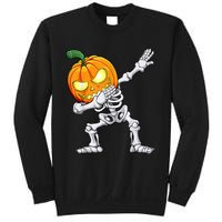 Halloween Boys Dabbing Skeleton Scary Pumpkin Jack O Lantern Sweatshirt