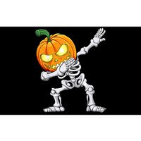 Halloween Boys Dabbing Skeleton Scary Pumpkin Jack O Lantern Bumper Sticker