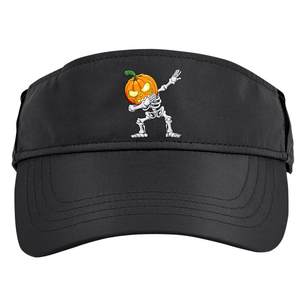 Halloween Boys Dabbing Skeleton Scary Pumpkin Jack O Lantern Adult Drive Performance Visor