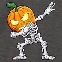 Halloween Boys Dabbing Skeleton Scary Pumpkin Jack O Lantern Vector Backpack