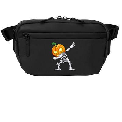 Halloween Boys Dabbing Skeleton Scary Pumpkin Jack O Lantern Crossbody Pack