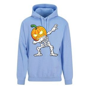 Halloween Boy Dabbing Skeleton Scary Pumpkin Jack O Lantern Unisex Surf Hoodie