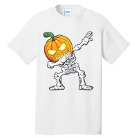 Halloween Boy Dabbing Skeleton Scary Pumpkin Jack O Lantern Tall T-Shirt