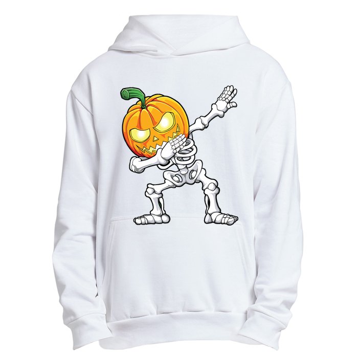 Halloween Boy Dabbing Skeleton Scary Pumpkin Jack O Lantern Urban Pullover Hoodie