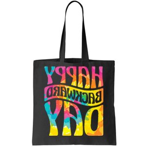 Happy Backward Day and Backward Reversed Day Tote Bag