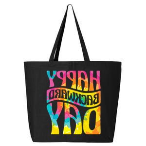 Happy Backward Day and Backward Reversed Day 25L Jumbo Tote