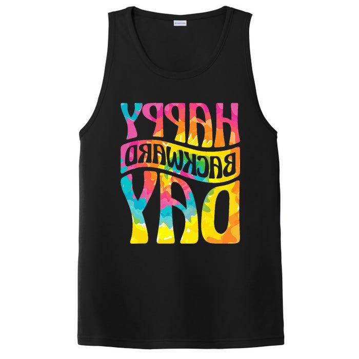 Happy Backward Day and Backward Reversed Day PosiCharge Competitor Tank