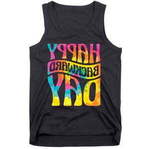 Happy Backward Day and Backward Reversed Day Tank Top