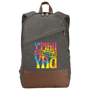 Happy Backward Day and Backward Reversed Day Cotton Canvas Backpack