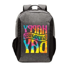 Happy Backward Day and Backward Reversed Day Vector Backpack