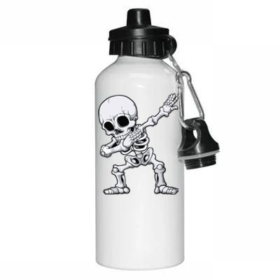 Halloween Boy Dabbing Skeleton Skull Rib Cage Dab Dance Aluminum Water Bottle