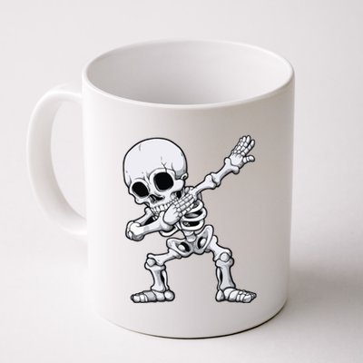 Halloween Boy Dabbing Skeleton Skull Rib Cage Dab Dance Coffee Mug