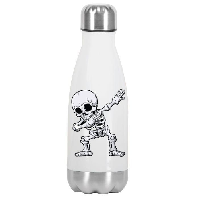 Halloween Boy Dabbing Skeleton Skull Rib Cage Dab Dance Stainless Steel Insulated Water Bottle