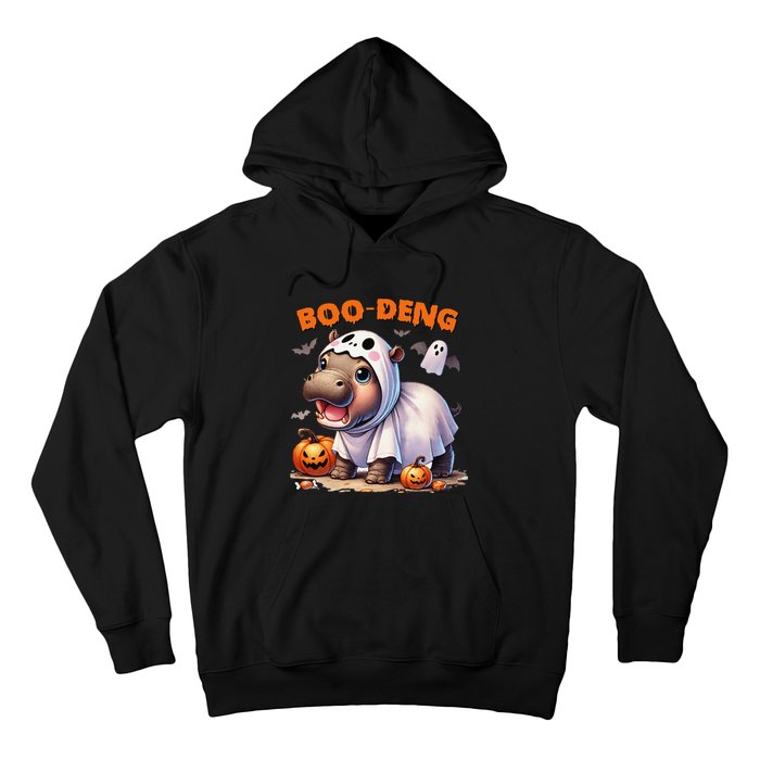 Halloween Boo Deng Moo Deng Hippo Cute Hoodie