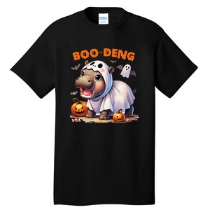 Halloween Boo Deng Moo Deng Hippo Cute Tall T-Shirt