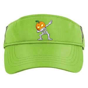 Halloween Boy Dabbing Skeleton Scary Pumpkin Jack O Lantern Adult Drive Performance Visor