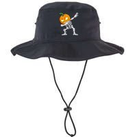 Halloween Boy Dabbing Skeleton Scary Pumpkin Jack O Lantern Legacy Cool Fit Booney Bucket Hat