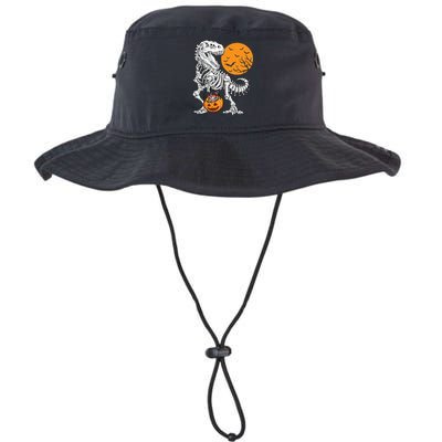 Halloween Boy Dinosaur Skeleton T Rex Scary Pumpkin Moon 5036 Legacy Cool Fit Booney Bucket Hat