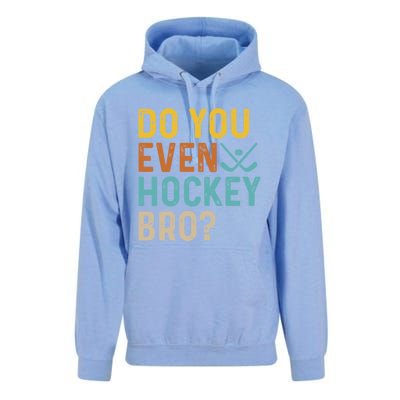 Hockey Bro? Do You Even Lift Bro? Funny Hockey Product Gift Unisex Surf Hoodie