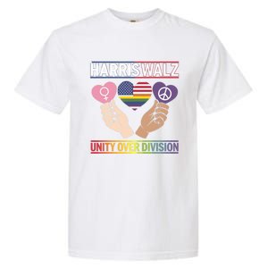 Harriswalz : Bridging Divides Building Unity Funny Gift Garment-Dyed Heavyweight T-Shirt