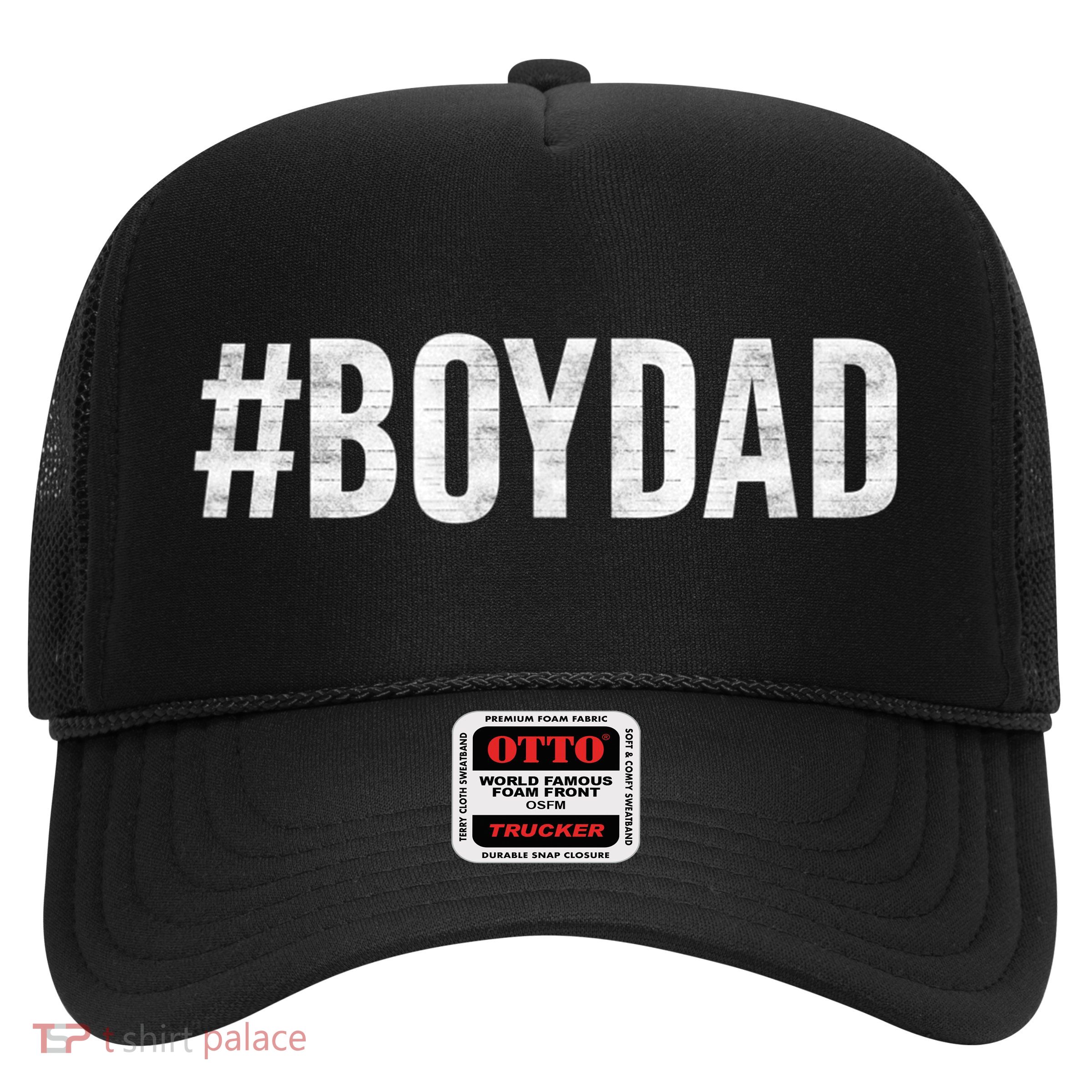 Hashtag Boy Dad Gift For Dad's With Sons Family Gift Trucker Hat