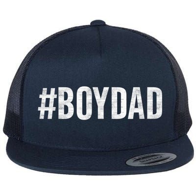 Hashtag Boy Dad Gift For Dad's With Sons Family Gift Flatbill Hat