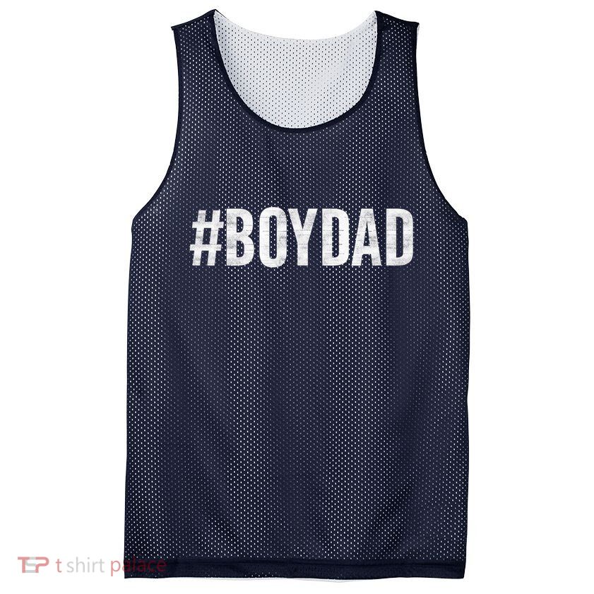 Hashtag Boy Dad Gift For Dad's With Sons Family Gift Mesh Reversible Basketball Jersey Tank