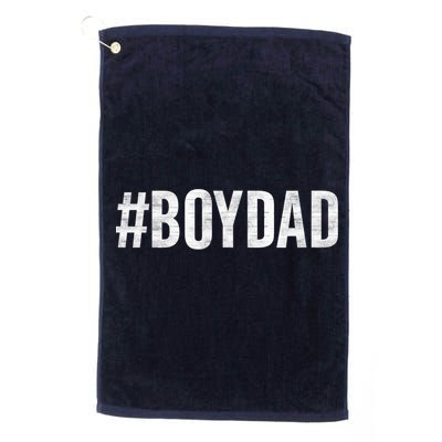 Hashtag Boy Dad Gift For Dad's With Sons Family Gift Golf Towel