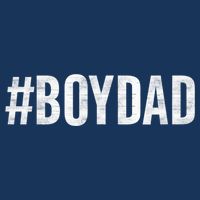 Hashtag Boy Dad Gift For Dad's With Sons Family Gift Womens T-Shirt